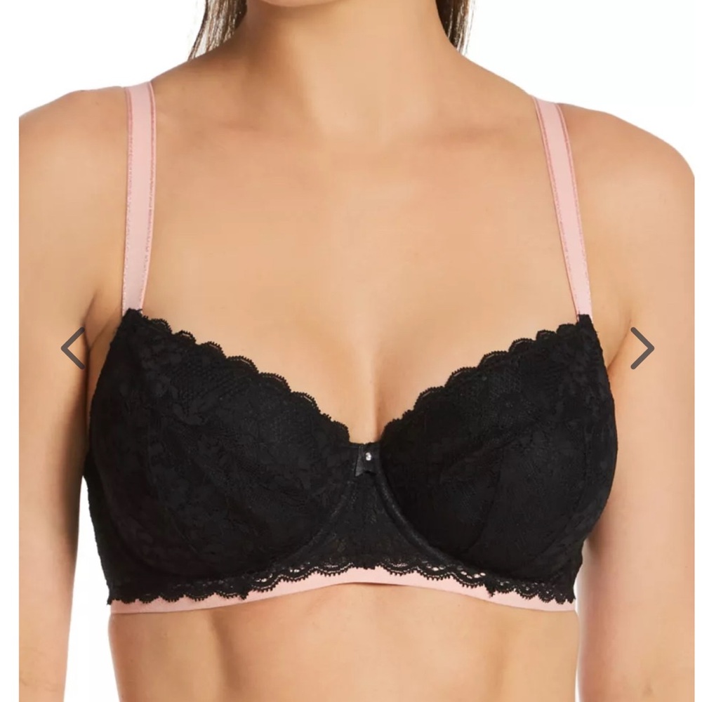 Freya Offbeat Padded Half Cup Underwire Bra sz 38G
